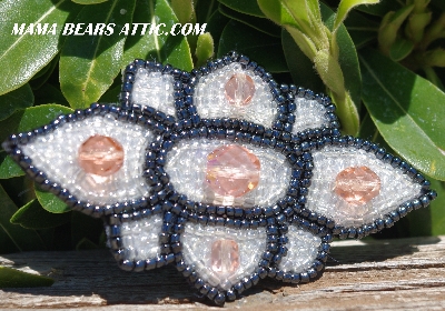 MBA #5617B-467  "Light Pink & Clear Luster"