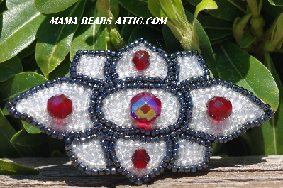 MBA #5617B-480  "AB Red & Clear Luster"