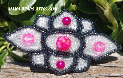 MBA #5617B-510  "Hot Pink & Clear Luster"