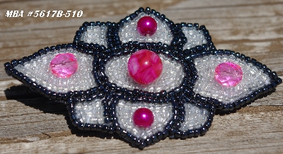 MBA #5617B-510  "Hot Pink & Clear Luster"