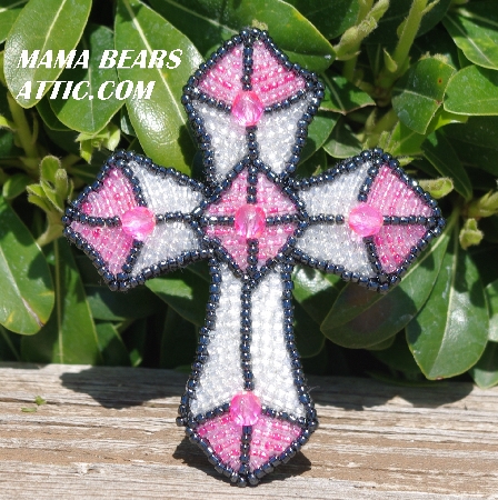 MBA #5618B-628  "Hot Pink & Clear Luster"