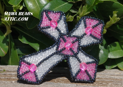 MBA #5618B-628  "Hot Pink & Clear Luster"