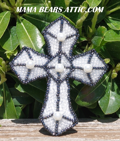 MBA #5618B-623  "White Pearls & Clear Luster"