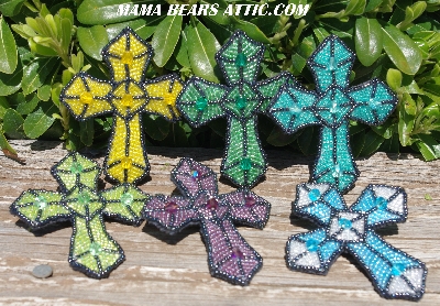 MBA #5618B-590  "Aqua Blue & Clear Luster"