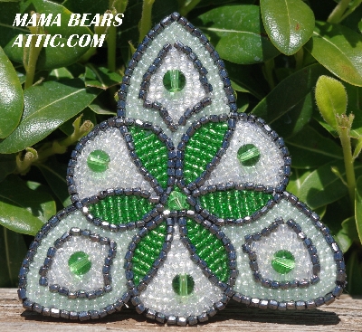 MBA #5619B-717  "Green & Clear Luster"