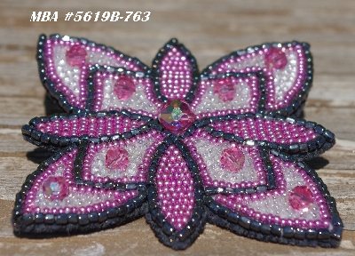 MBA #5619B-763  "Metallic Pink & Clear Luster"