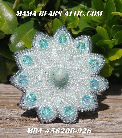 MBA #5620B-926  "Aqua AB Green & Clear Luster"