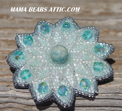 MBA #5620B-926  "Aqua AB Green & Clear Luster"