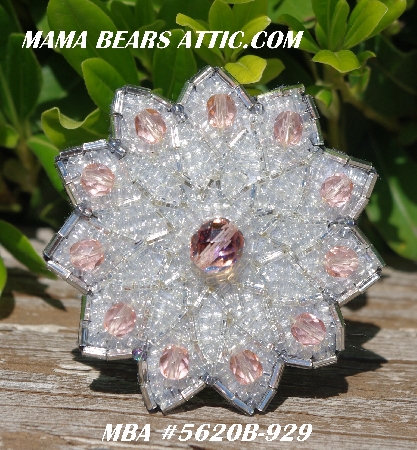 MBA #5620B-929  "Rose Pink & Clear Luster"