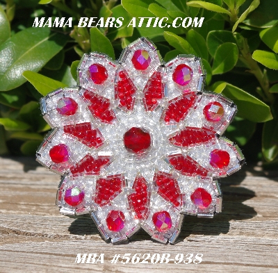MBA #5620B-938  "Red & Clear Luster"
