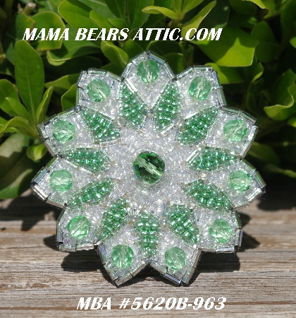 MBA #5620B-963  "Mint Green & Clear Luster"
