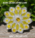 MBA #5620B-975  "Yellow & Clear Luster"