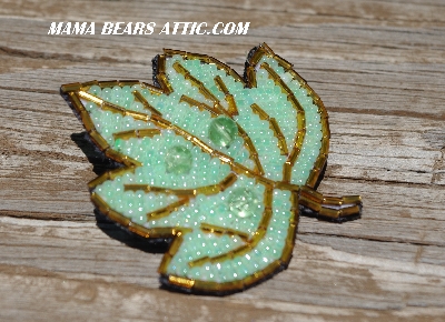 MBA #5621B-1043  "Pearl Green & Gold"