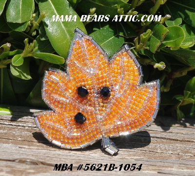 MBA #5621B-1054  "Orange Luster  & Silver"