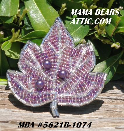 MBA #5621B-1074  "Rainbow Luster Purple & Silver"