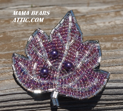 MBA #5621B-1074  "Rainbow Luster Purple & Silver"