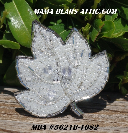 MBA #5621B-1082  "Pearl White & Silver"