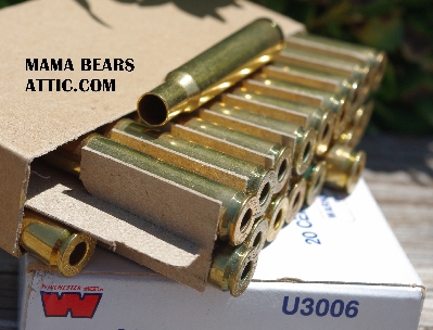 MBA #5625-1579   "1990's Winchester Western (2) Boxes Of 20 Center Fire Cartridge Cases 30-06 Springfield Un-primed #U3006"