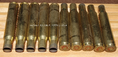 MBA #5624J-1705  "1990's Federal Cartridge Co. Set Of (20) Brass 30-06 Spent Shell Casings"