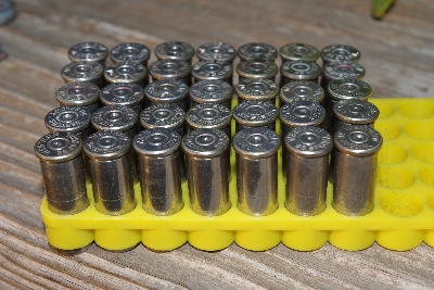 MBA #5626B-1850  "1990's Western 38 Special Nickel Set Of (35) Spent Shell Casings"