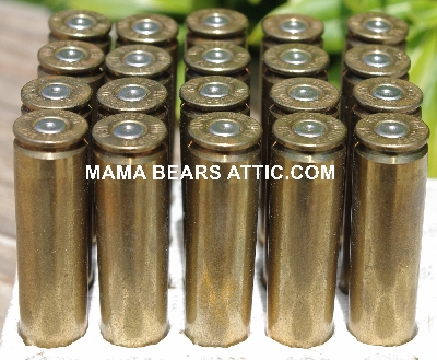 MBA #5626B-1944  "1990's Set Of (20)  W-W Super 25-06 Brass Spent Shell Casings"