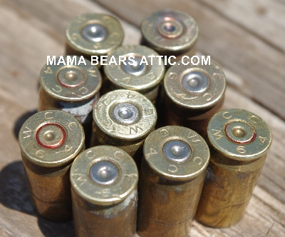 MBA #5627B-2093  "Vintage 1964 .45 Cal Set Of (10) WCC 64 Brass Spent Shell Casings"