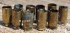 MBA #5627B-2093  "Vintage 1964 .45 Cal Set Of (10) WCC 64 Brass Spent Shell Casings"