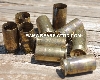 MBA #5627B-2098  "Vintage 1971 .45 Cal  Set Of (10) WCC 71 Brass Spent Shell Casings"