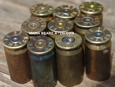 MBA #5627B-2183  "Vintage 1963 Set Of (10) FC 63 Match Brass Spent Cartridge Cases"