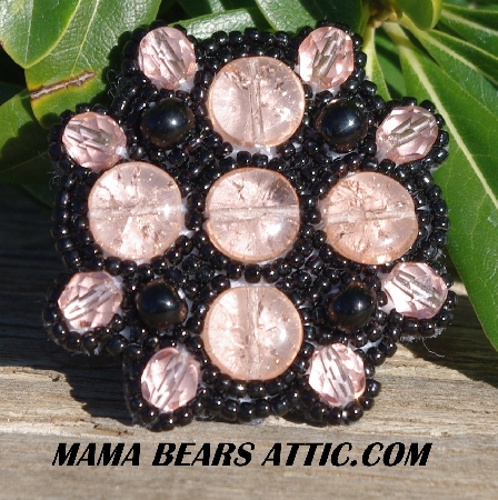 MBA #5628B-2453  "Black & Rose Pink"