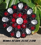 MBA #5628B-2501  "Clear, Red & Black"