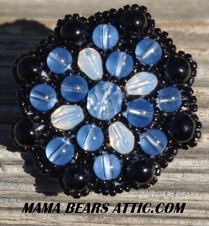 MBA #5628B-2567  " Light Blue & Black"