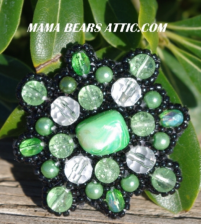 MBA #5629B-2720  "Clear, Green & Black"