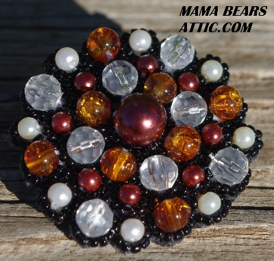 MBA #5629B-2725  "Brown, Clear & Black"
