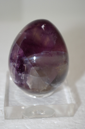 +MBA #11-395  Beautiful Amethyst Hand Cut & Polished Egg
