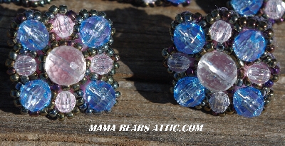 MBA #5630B-2942   "Light Blue & Clear Set Of 5"