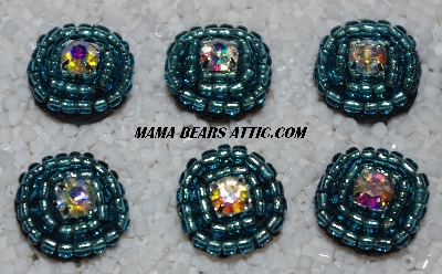 MBA #5656A-4607  "Teal & Aurora Borealis" Set Of 15