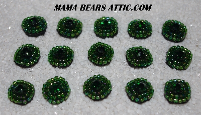 MBA #5656A-4691  "Luster Green & Emerald Green"  Set Of 15