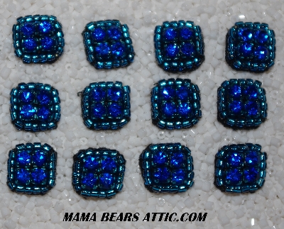 MBA #5656A-4868  "Luster Teal & Teal Blue"  Set Of 15