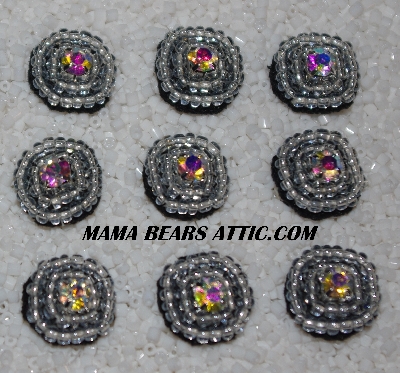 MBA #5656A-4622  "Clear Luster & Aurora Borealis"  Set Of 15