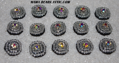 MBA #5656A-4622  "Clear Luster & Aurora Borealis"  Set Of 15