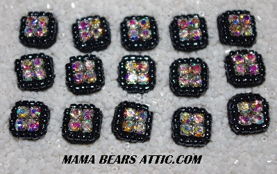 MBA #5656A-4771  "Metallic Grey & Aurora Borealis"  Set Of 15