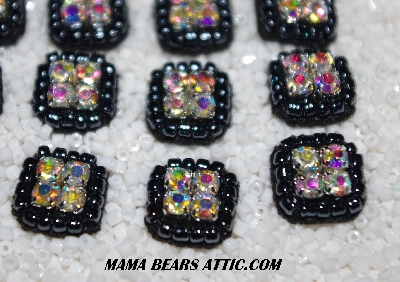 MBA #5656A-4771  "Metallic Grey & Aurora Borealis"  Set Of 15