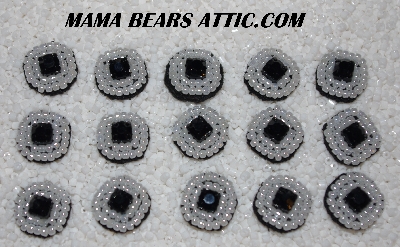 MBA #5656A-4745  "Pearl White & Jet Black"  Set Of 15