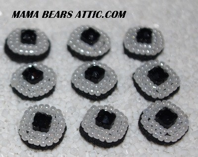 MBA #5656A-4745  "Pearl White & Jet Black"  Set Of 15