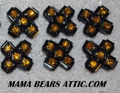MBA #Extra #5246  "Metallic Grey & Gold" Set Of 10