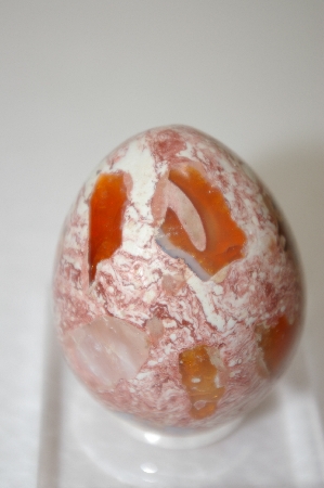 +MBA #11-291  "Mexican Fire Opal Matrix Egg"