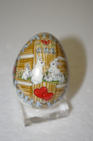 +MBA #12-096  1990's Families Are Forever Porcelain Egg