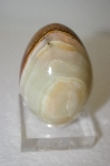 +MBA #12-158  Beautiful Hand Cut & Polished Onyx Egg