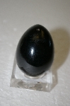 +MBA #12-072  Hand Cut & Polished Black Obsidian Egg